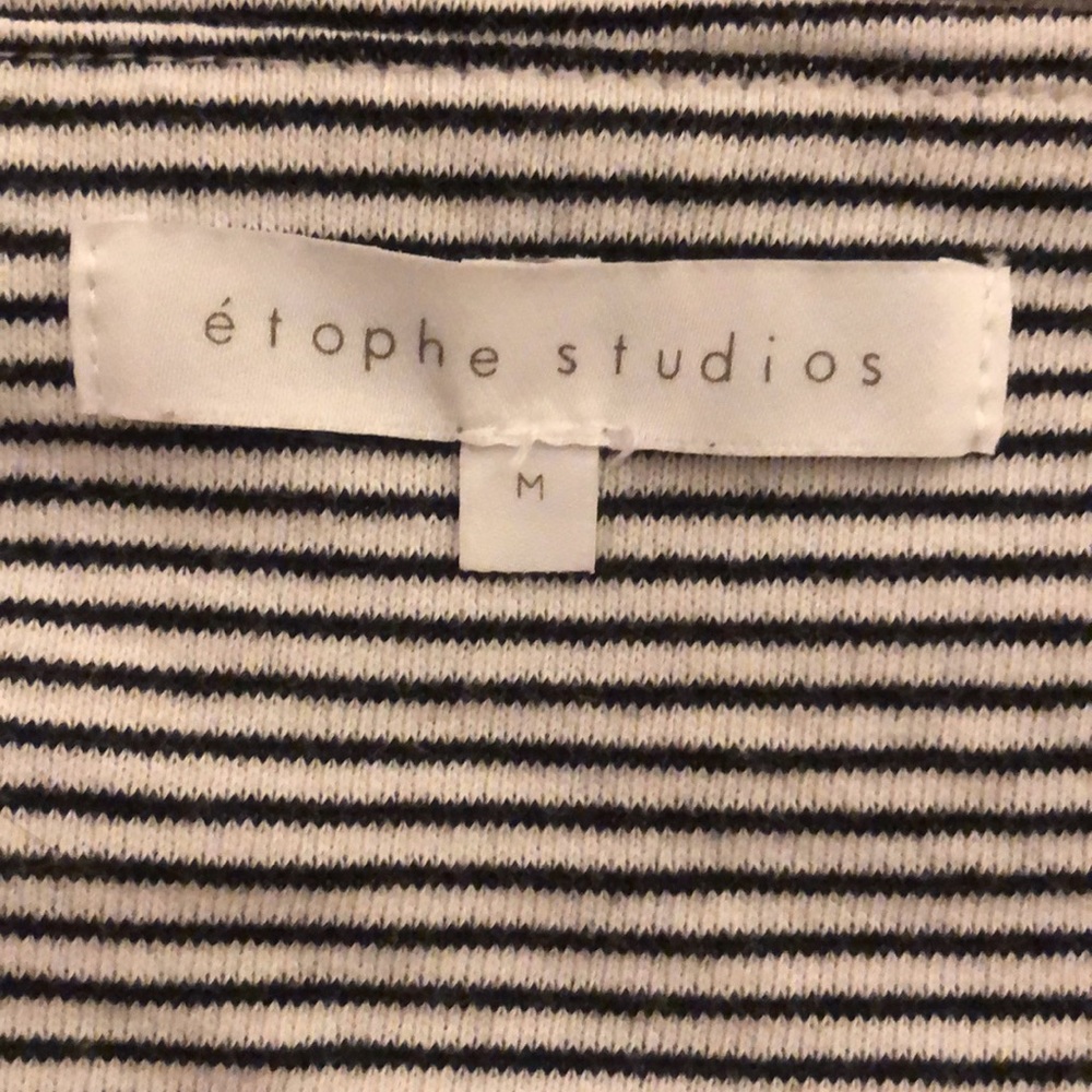 Striped Ruffle Crop Top - Picture 4 of 4